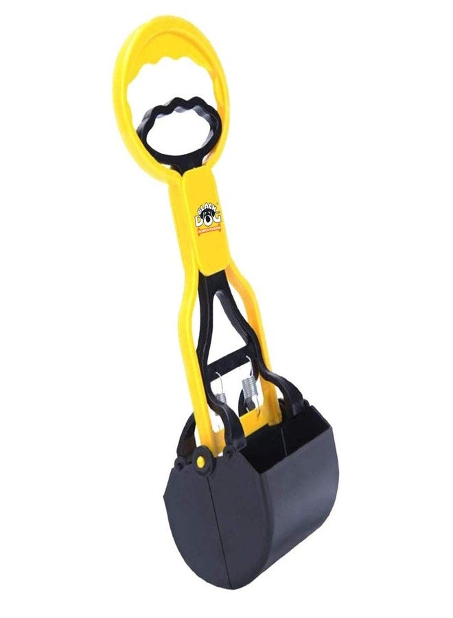 BLACK DOG Dog Potty Scooper Non-Breakable Pet Pooper Scooper for Dogs and Cats High Strength Material and Durable Spring for Easy Grass and Gravel Pick Up Puppies & Small Breed Dogs(Color May Vary) - Image 1